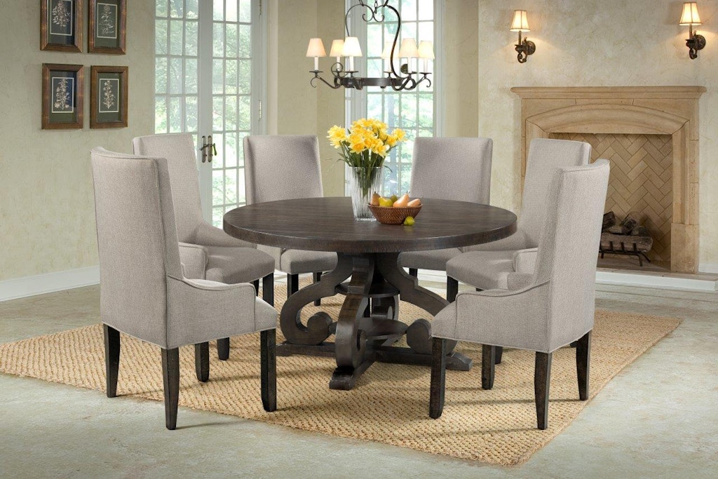Round Table Set - Round Dining Room Table Set For 4 Persons 5 Piece